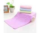 70x140cm Microfiber Bear Soft Water Absorbent Shower Bath Beach Towel Blanket-Light Blue Microfiber