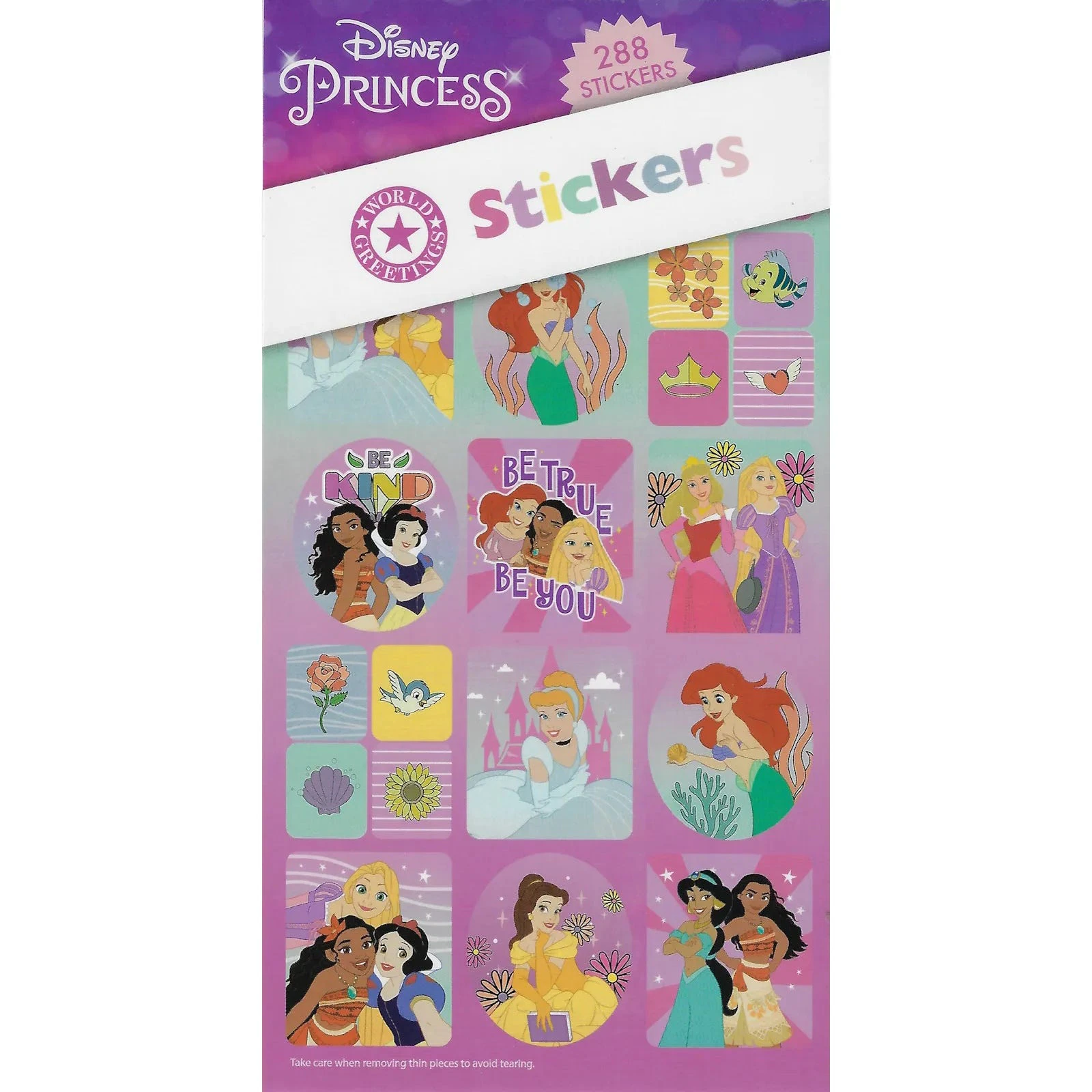 Disney Princess Sticker Book (12 Sheets)