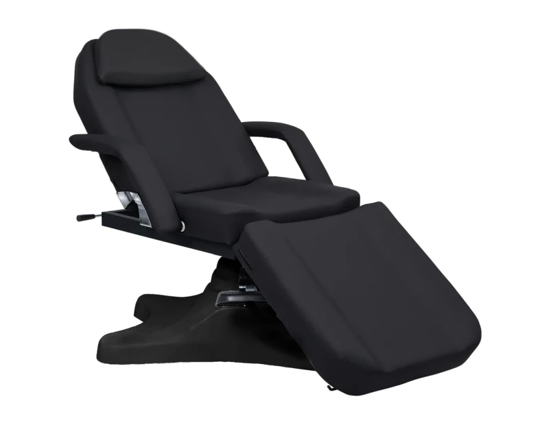 vidaXL Massage Table Black 180x62x(86.5-118) cm