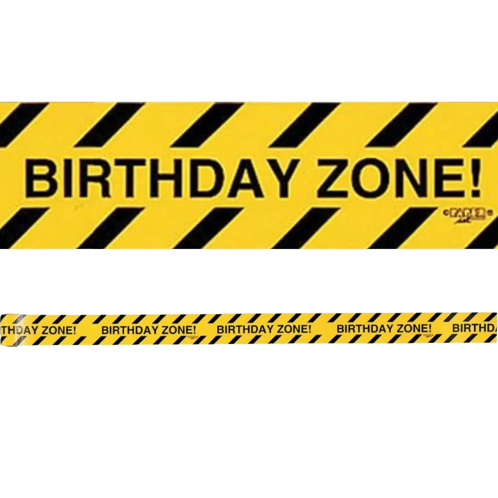 Big Dig Construction Birthday Zone Party Tape