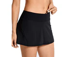 High Waist Yoga Shorts Women Shorts - Black