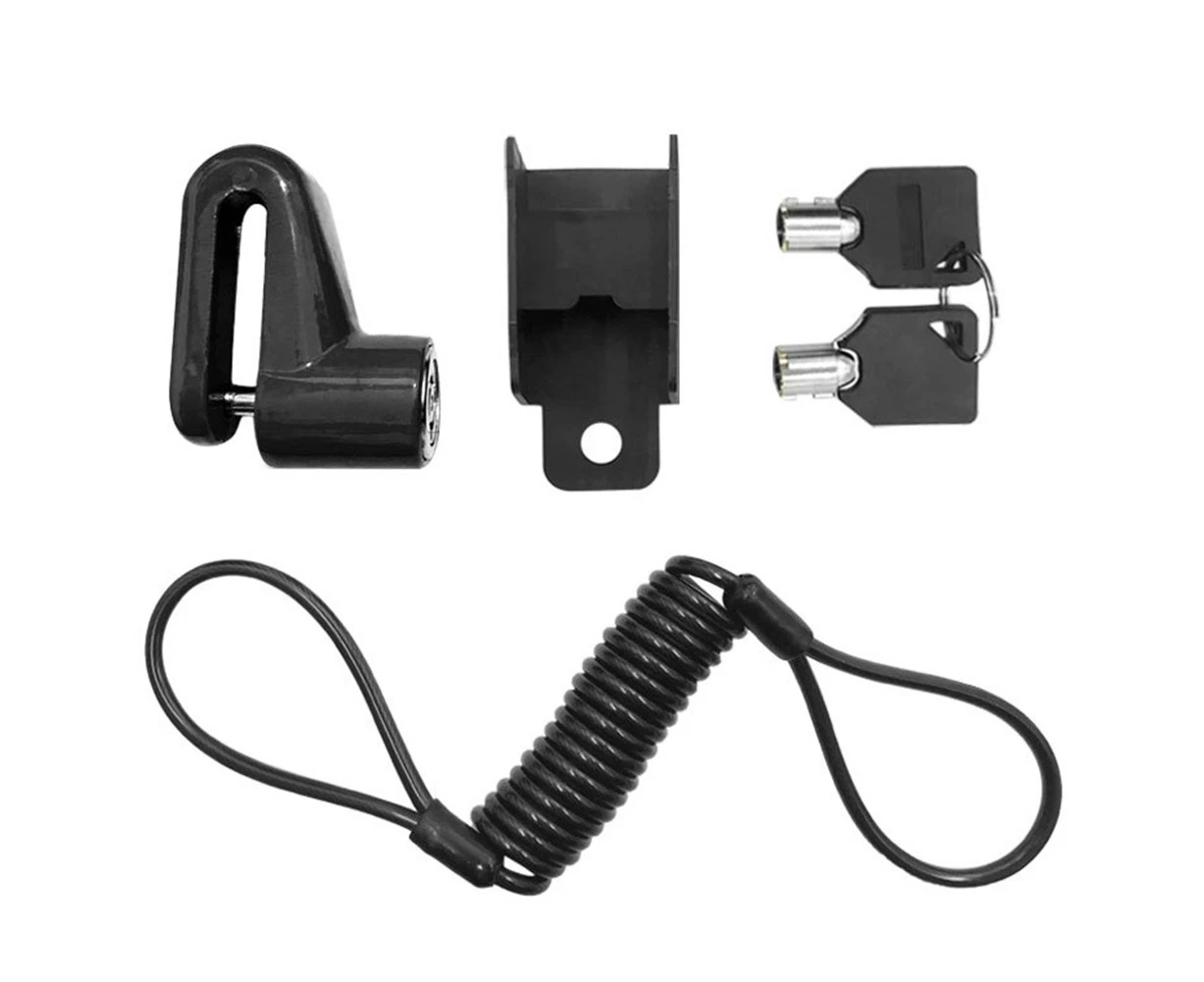 Anti-Theft Steel Wire Disc Brakes Lock for Xiao-mi Mijia M365 Electric Scooter Black