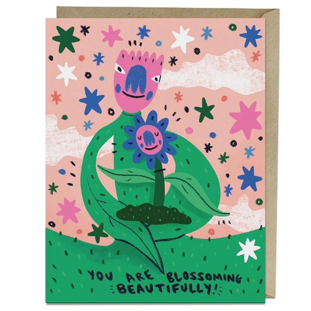 6 Pack Barry Lee for Em & Friends Blossoming Beautifully Encouragement Card