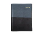 2024-2025 Financial Year Diary Collins Vanessa A5 Week to View Black FY385.V99