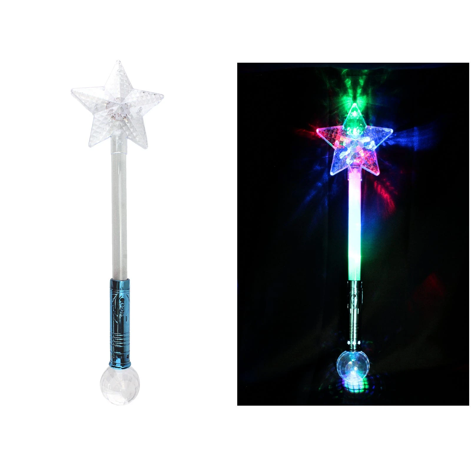 Flashing LED Star Wand