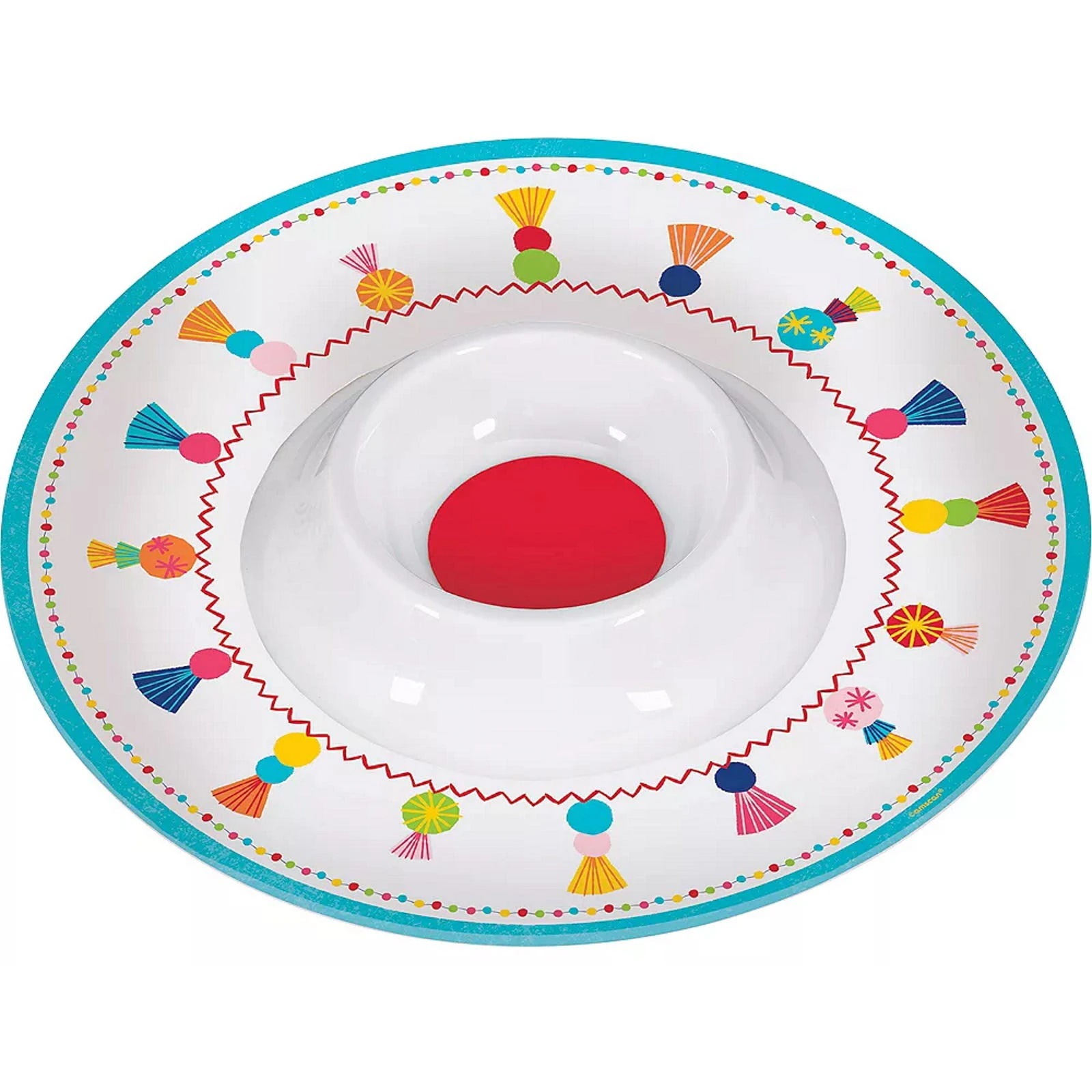 Fiesta Melamine Chip and Dip Platter