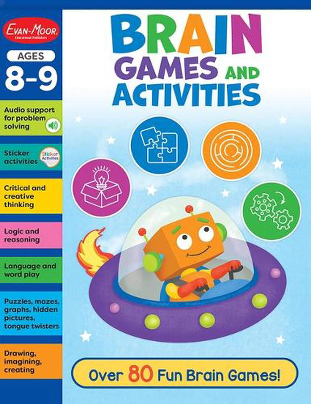 Brain Games and Activities Ages 8 - 9 Workbook