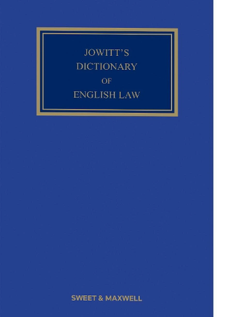 Jowitt's Dictionary of English Law