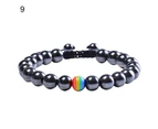 Elastic Rope Handmade Lightweight Stone Bracelet Men Women Natural Beads Bracelet Hand Decor