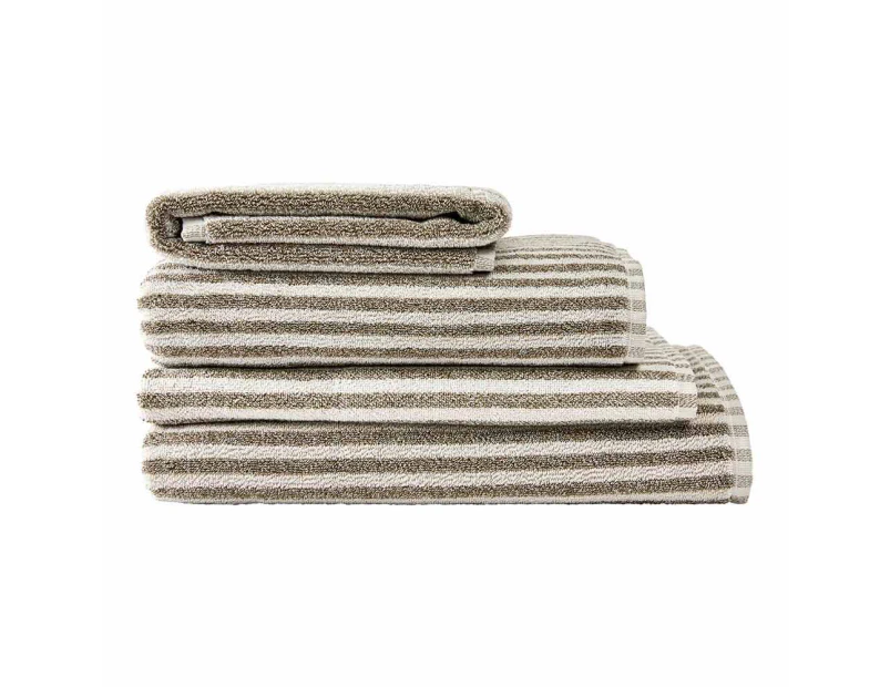 Neale Whitaker  Turkish Towels - Wattle Stripe - Bath Mat