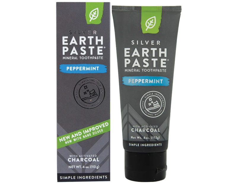 REDMOND Earthpaste Toothpaste with Silver Peppermint & Charcoal 113g