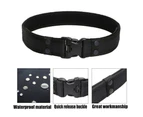 Mens Canvas Outdoor Tactical Belt Heavy Duty Army Waist Web Strap Combat Belts