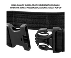 Mens Canvas Outdoor Tactical Belt Heavy Duty Army Waist Web Strap Combat Belts