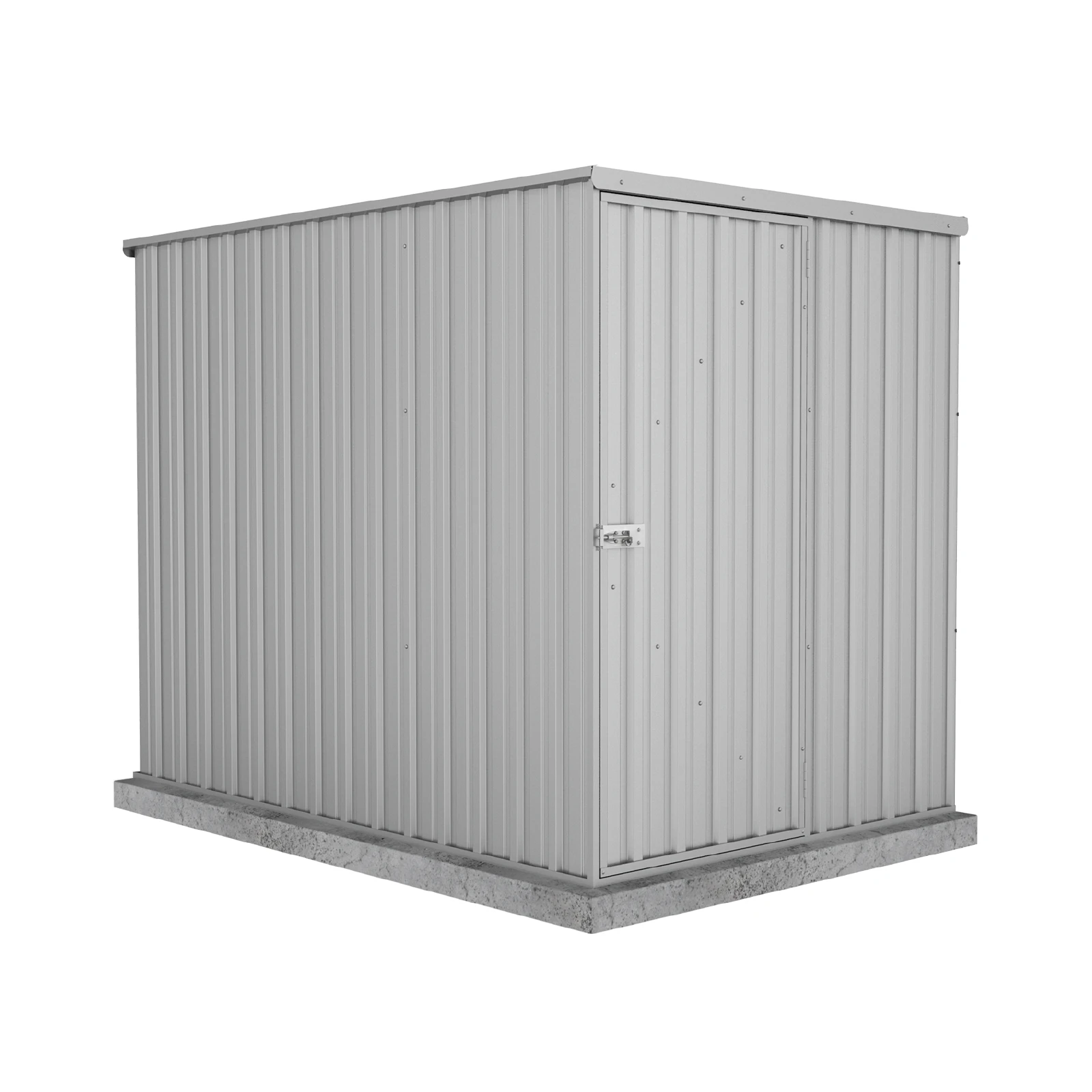 Absco Sheds 1.52mW x 2.26mD x 1.80mH Zincalume Basic Garden Shed - Single Door