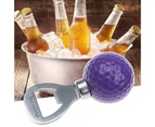 Beer Bottle Opener Anti-slip Labor Saving Portable Gifts Anti-rust Comfortable Grip High Hardness Golf Ball Shaped Bottle Opening Tool Camping Gear