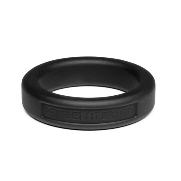 Classic Silicone Medium Stretch Penis Ring 36Mm - Black