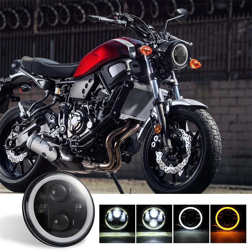 LED Motorcycle Headlight Suitable For Harley Davidson Street XG500 Softails Dyna