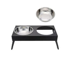 Extra Large Twin Elevated Folding Pet Bowl - Anko