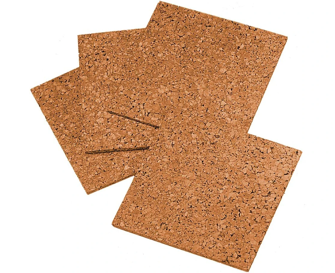 Quartet Cork Tiles, Cork Board, 12" X 12", Corkboard, Wall Bulletin Boards,Display or Mini Wall  Natural, 4 Pack