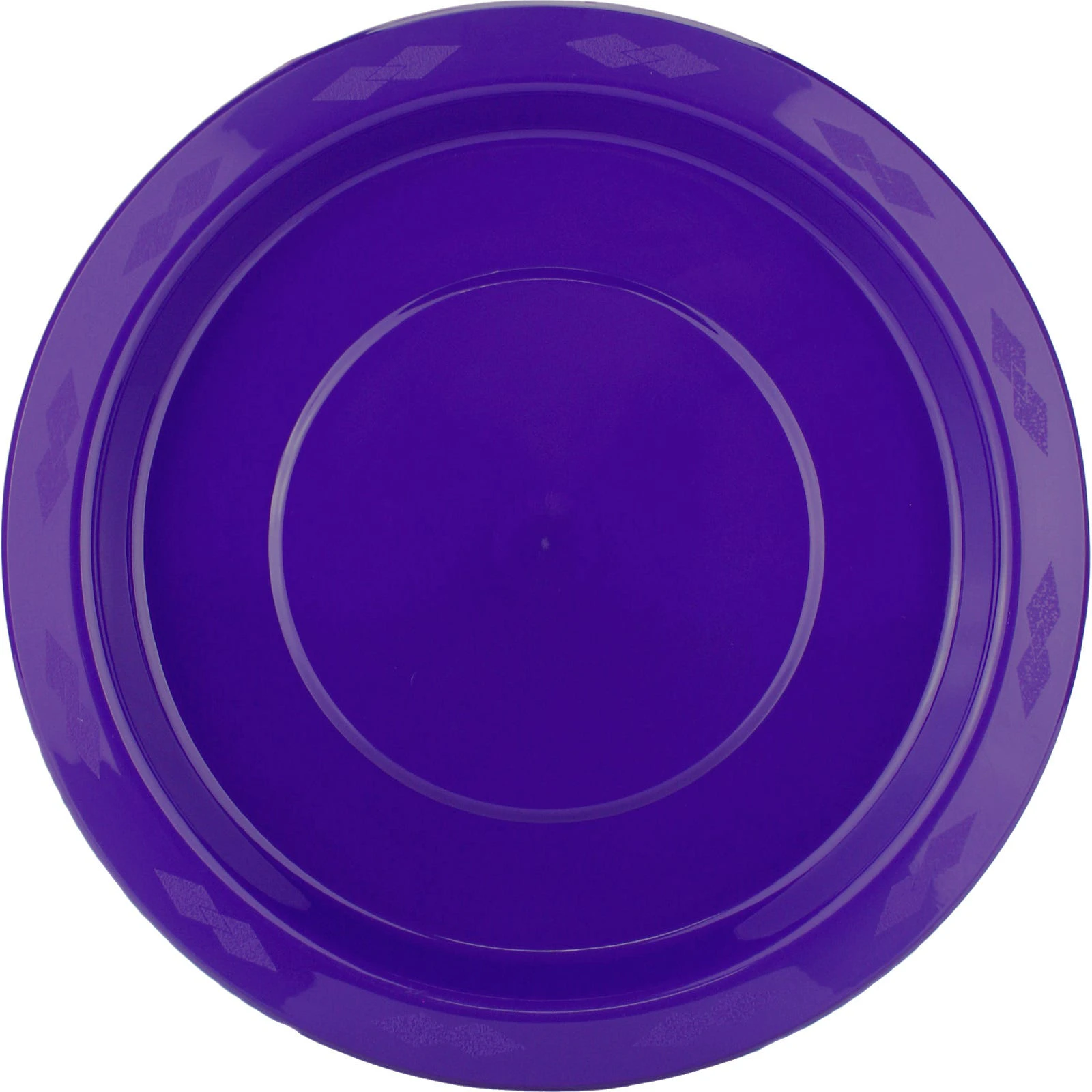 Purple 23cm Plastic Reusable Plates (Pack of 20)