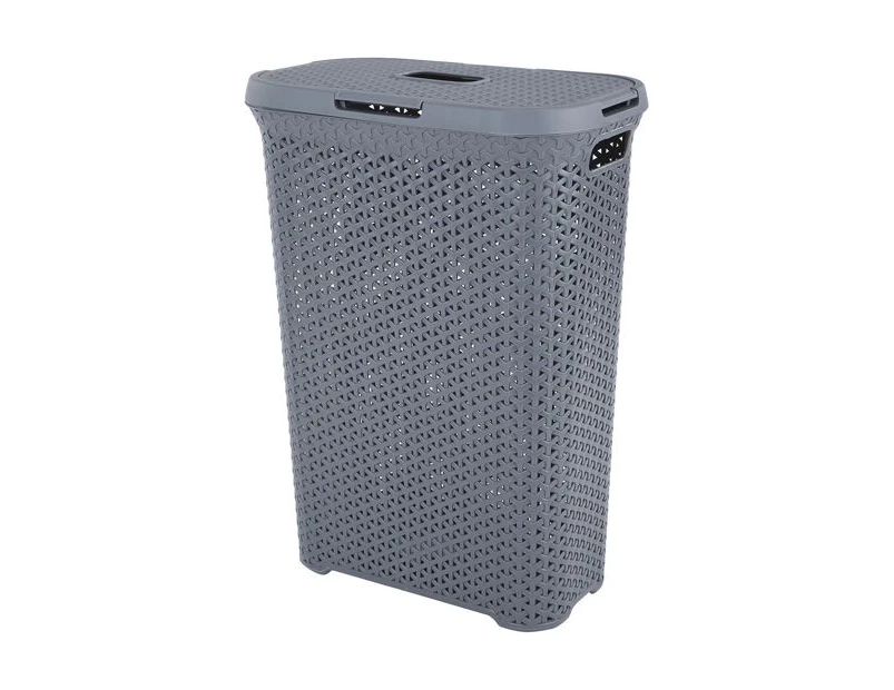 Plastic Woven Hamper - Anko