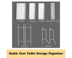 3-Tier Toilet Shelf Bathroom Rack Over Laundry Washing Machine Storage Organiser-white