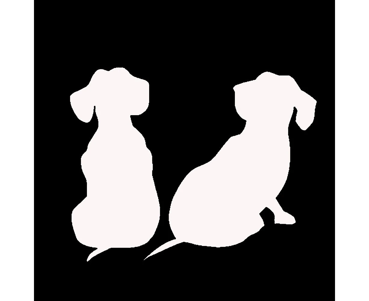 Cute Dachshund Dog Car SUV Truck Body Window Reflective Decals Sticker Decor-White