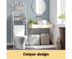 3-Tier Toilet Shelf Bathroom Rack Over Laundry Washing Machine Storage Organiser-white