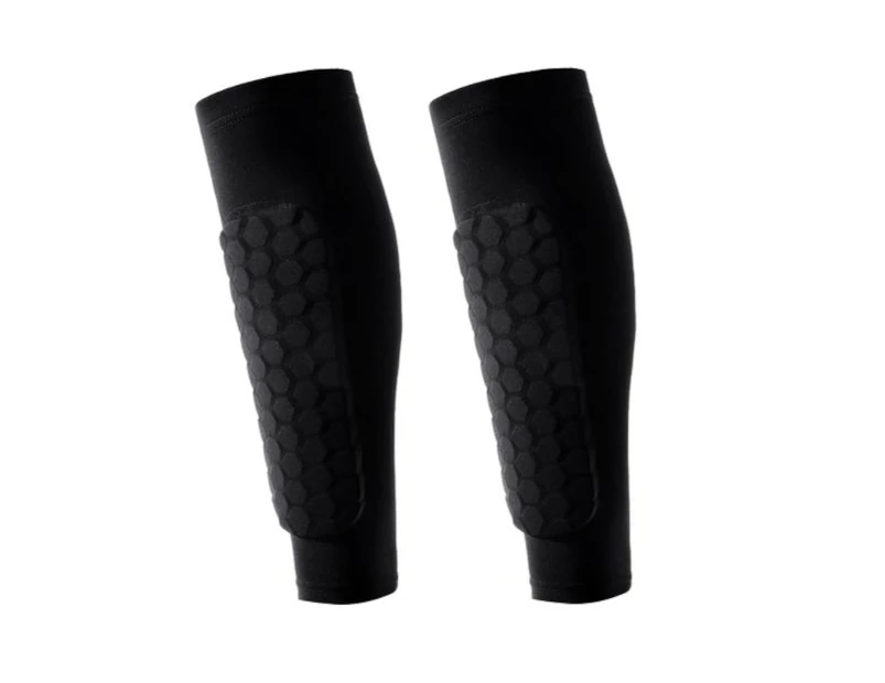 Shin Pads 2Pcs Football Shin Guards Protective Soccer Pads Holders Leg Sleeves Training Sports Protector Gear