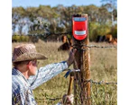 Solar Powered Sound Alarm Strobe Light for Home, Farm,Shop,Garden,Villa