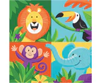 Jungle Safari Lunch Napkins 16 Pack