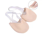 1 Pair Sheepskin Soft Bottom Dance Half Sole Pu Shoes Turning Shoes For Ballet Jazz Women/Men/Adult Cat Claw Shoes Ballet Shoes Fitness Shoes,Light Gold, M