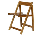 4PCS Folding Chair Wooden Dining Chair