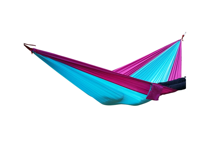 Portable Nylon Hammock Garden Outdoor Camping Hiking Beach Swing Sleeping Bed