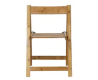 4PCS Folding Chair Wooden Dining Chair