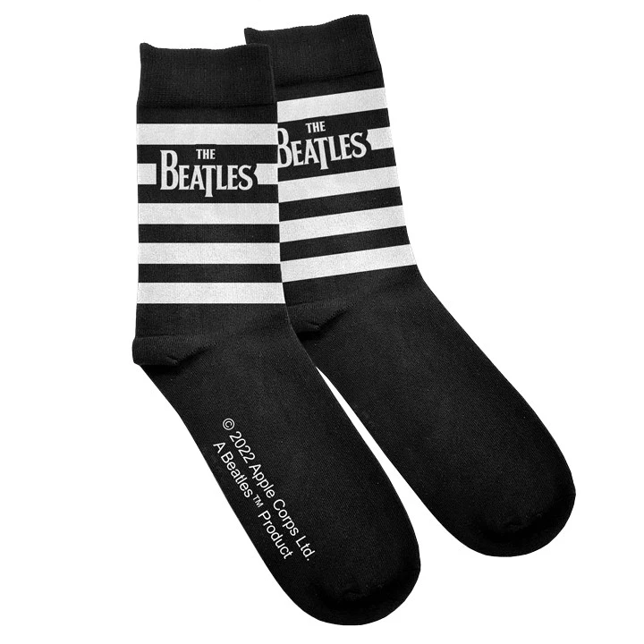 THE BEATLES Stripe Adult Pair of 2 Socks