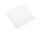 3000 x PLAIN WHITE PAPER 2PLY LUNCH NAPKINS 30cm Catering Party Serving 1/4 Fold Made from Eco Friendly & Sustainable Materials