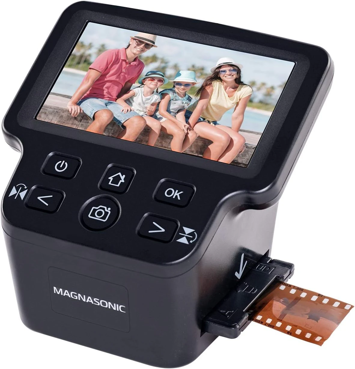 Magnasonic All-in-One 24MP Film Scanner with Large 5" Display and HDMI Converts