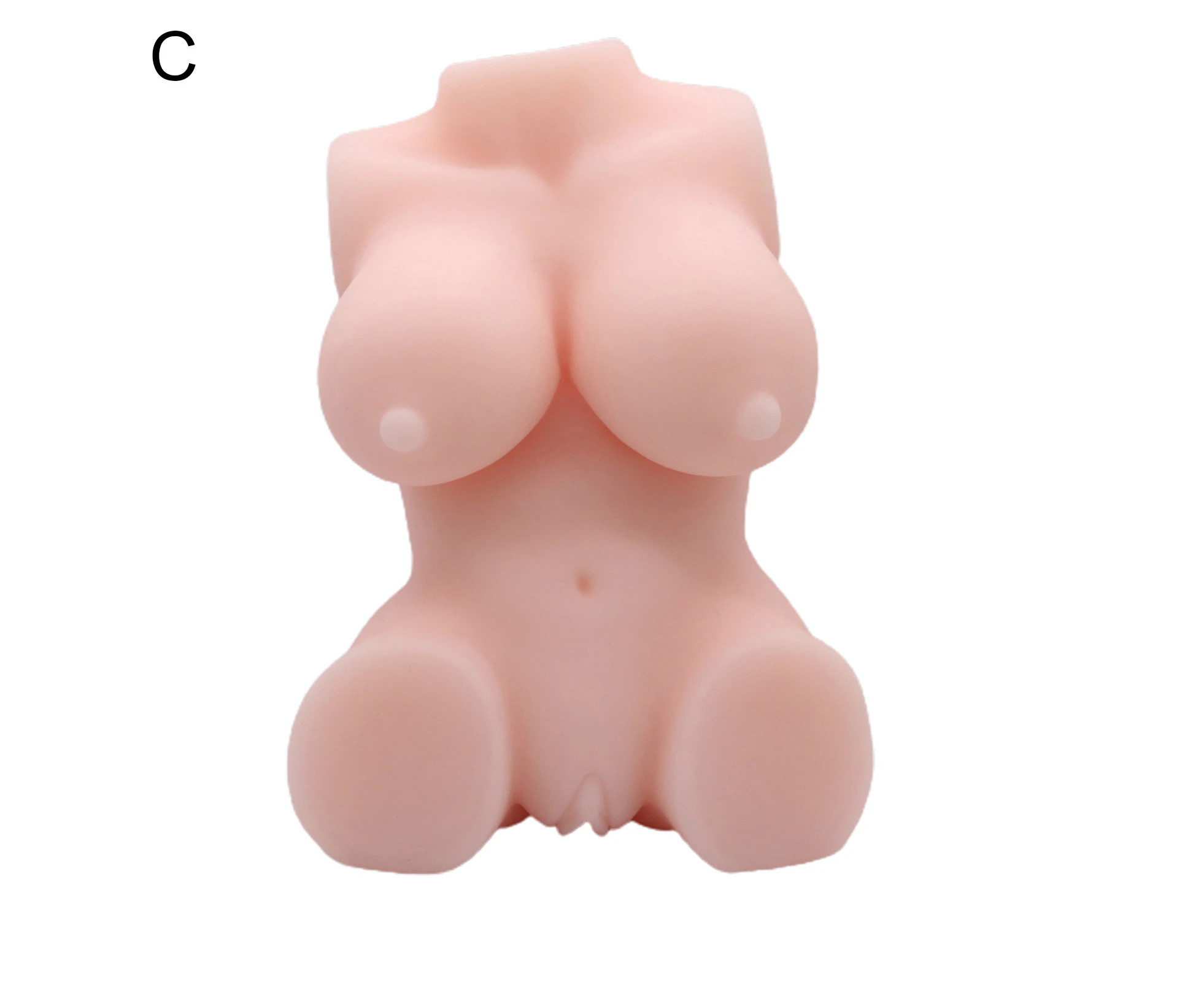 Realistic Elastic Vagina Buttock Male Masturbator Silicone Sex Doll Adult Toy-C