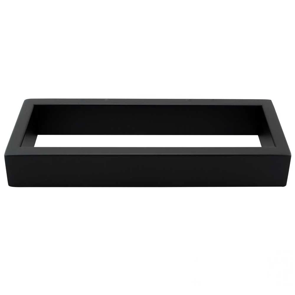 AQUAPERLA Ivano Hand Towel Holder - 200mm - Matte Black