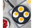 Four-cup egg pan, Maifan stone non-stick pan, multi-function egg frying pan, compatible with all heat sources