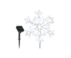 SAS Electrical 45cm Silhouette Snowflake Solar Power LED Multicoloured