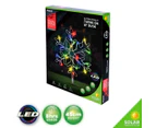 SAS Electrical 45cm Silhouette Snowflake Solar Power LED Multicoloured