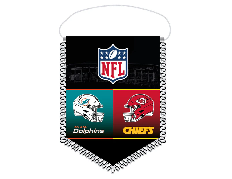 NFL Frankfurt Game 21x28cm Pennant - Dolphins vs. Chiefs