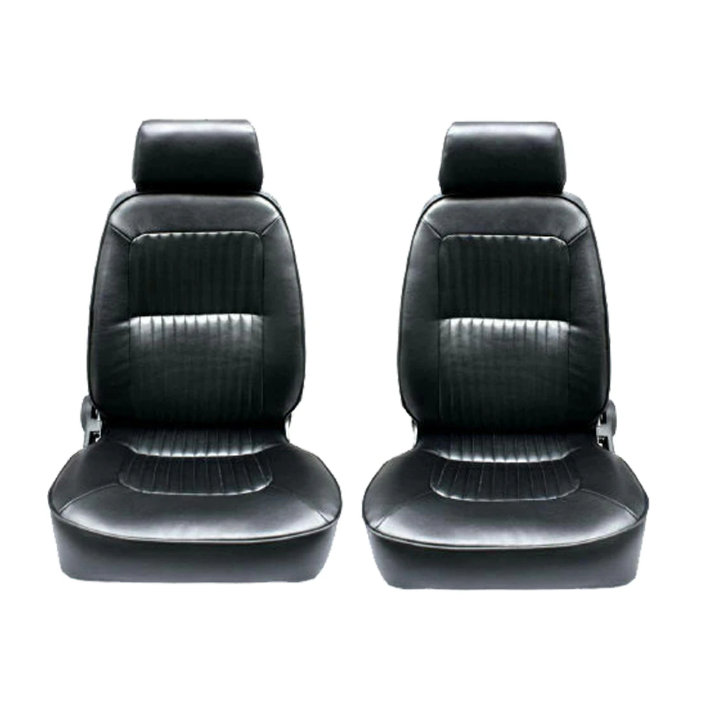 Classic Deluxe PU Leather Bucket Seats Car Reclinable for Holden Monaro HK HT HG