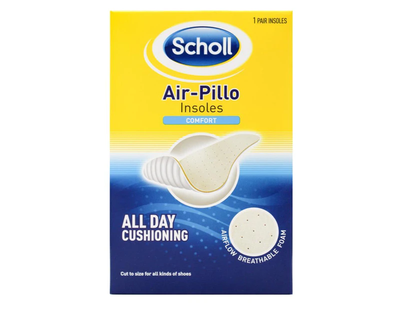 Scholl Air-Pillo Comfort Insoles Shoe - All Day Cushioning