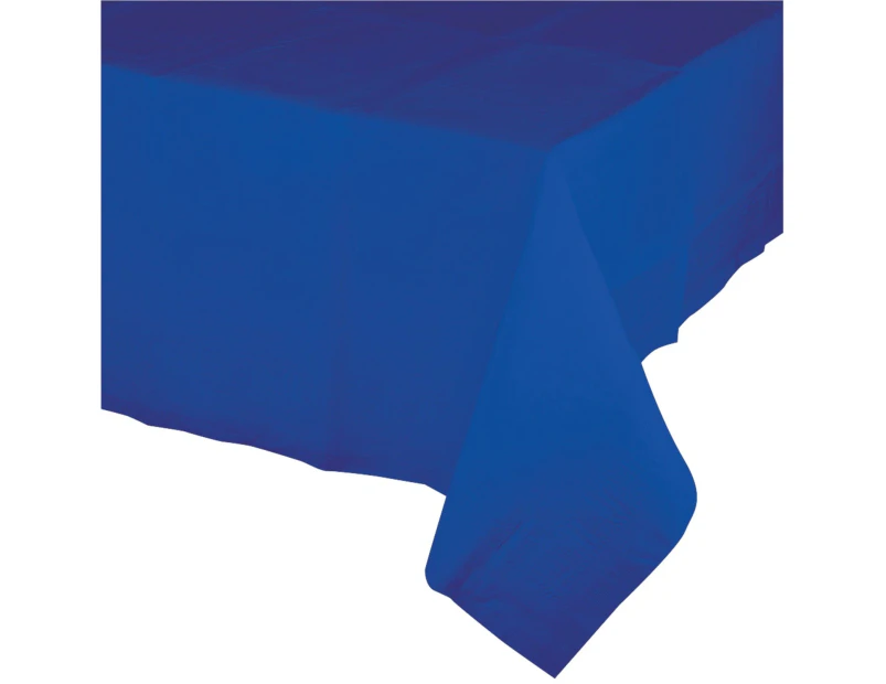 Cobalt Blue Rectangular Paper Tablecloth