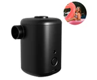 Portable Air Pump, Electric Air Mattress Pump Inflatables Mini Pump - Black