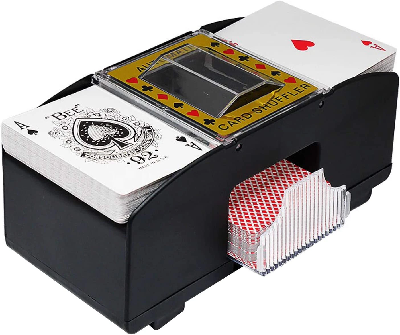 Card Shuffler Electric, 2 Decks Automatic Card Shuffler Battery Operated Card Shuffler Poker Playing Cards