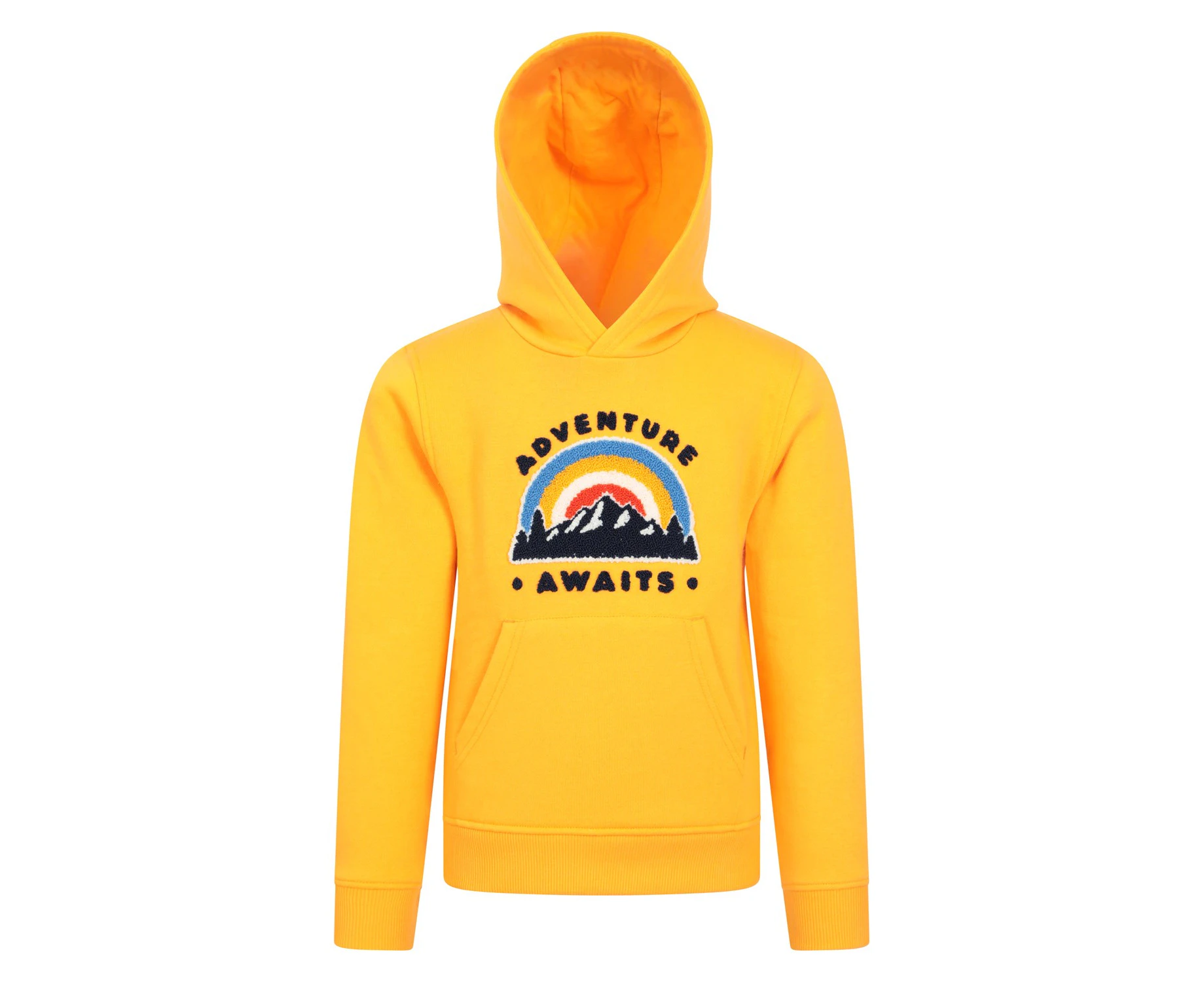 Mountain Warehouse Kids Adventure Hoodie Lightweight Youth Casual Sweatshirt - Yellow